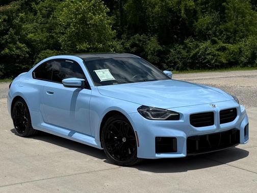 Zandvoort Blue 2023 BMW M2 w/ M CARBON ROOF, LIVE COCKPIT PRO, LIGHTING PKG, SHADOWLINE PKG