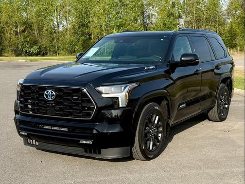 Midnight Black Metallic 2023 Toyota Sequoia Platinum