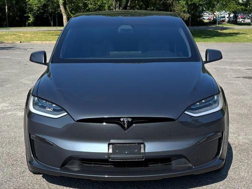 Midnight Silver Metallic 2022 Tesla Model X Plaid Tri Motor All-Wheel Drive
