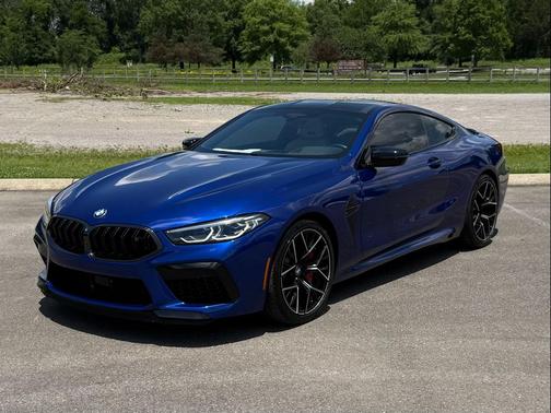 Marina Bay Blue Metallic 2022 BMW M8 Competition