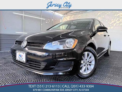 Black 2016 Volkswagen Golf TSI S 4-Door