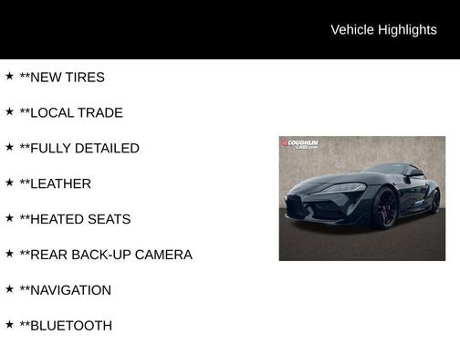 Black 2021 Toyota Supra A91 Edition