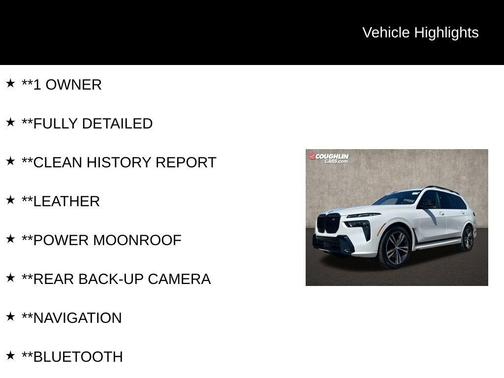 Mineral White Metallic 2024 BMW X7 M60i
