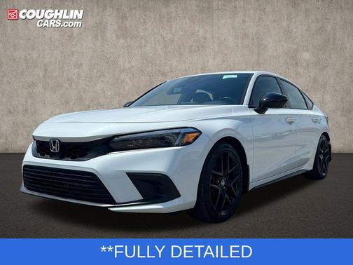 Platinum White Pearl 2022 Honda Civic Sport