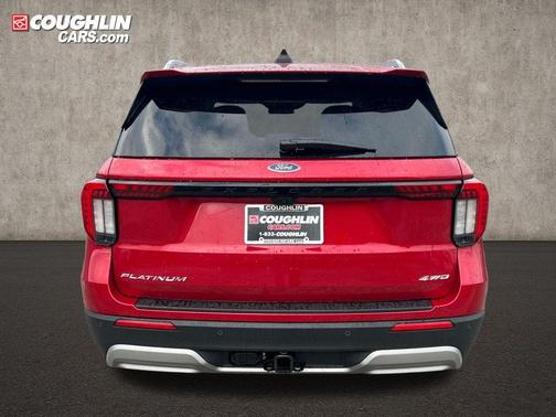 Rapid Red Metallic Tinted Clearcoat 2026 Ford Explorer Platinum