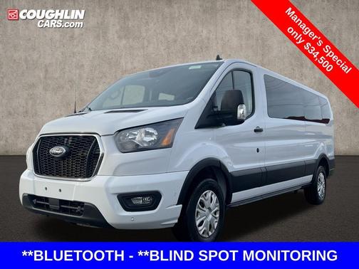 Oxford White 2023 Ford Transit-350 XLT