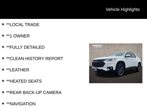 2019 Chevrolet Traverse RS