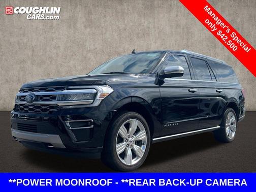 Black Metallic 2022 Ford Expedition Max Platinum