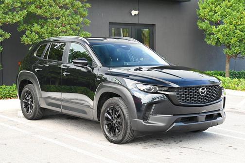 Jet Black Mica 2025 Mazda CX-50 Hybrid Preferred Package