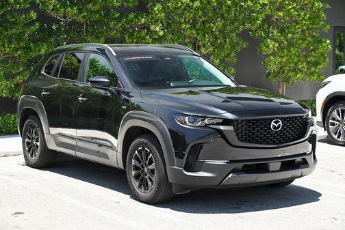Jet Black Mica 2025 Mazda CX-50 Hybrid Preferred Package