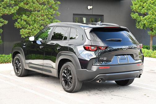 Jet Black Mica 2025 Mazda CX-50 Hybrid Preferred Package