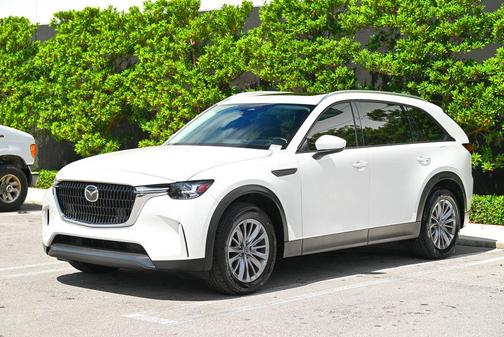 Rhodium White Premium 2024 Mazda CX-90 3.3 Turbo Preferred Plus