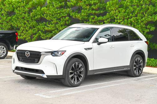 Rhodium White Premium 2024 Mazda CX-90 PHEV Premium Plus