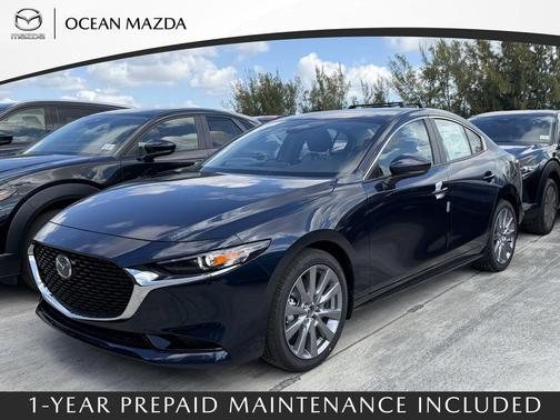 Deep Crystal Blue Mica 2026 Mazda Mazda3 FWD w/Preferred Package