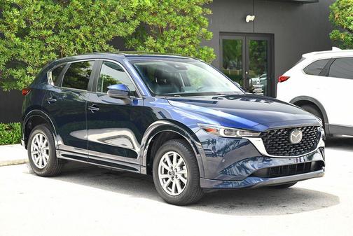 Deep Crystal Blue Mica 2024 Mazda CX-5 2.5 S Preferred Package