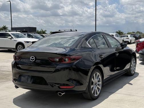 Jet Black Mica 2026 Mazda Mazda3 FWD w/Preferred Package
