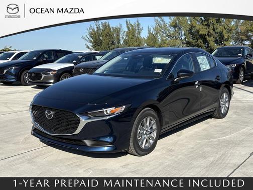 Deep Crystal Blue Mica 2026 Mazda Mazda3 FWD