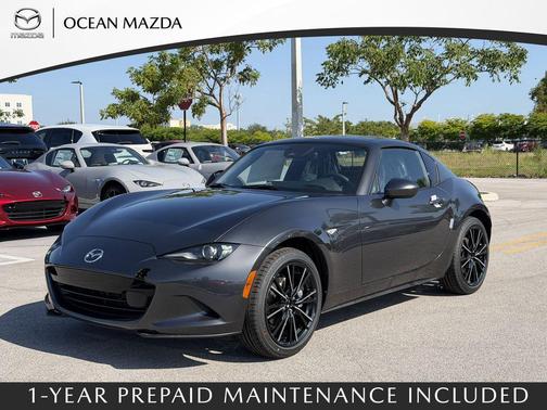 Machine Gray Metallic 2026 Mazda MX-5 Miata RF Grand Touring