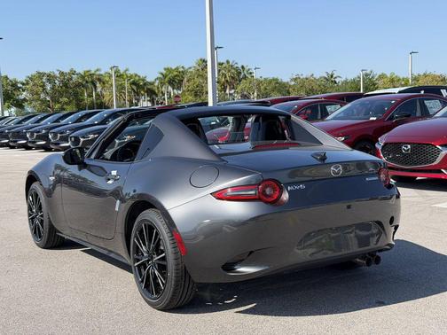 Machine Gray Metallic 2026 Mazda MX-5 Miata RF Grand Touring