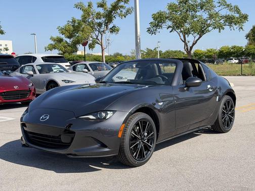 Machine Gray Metallic 2026 Mazda MX-5 Miata RF Grand Touring