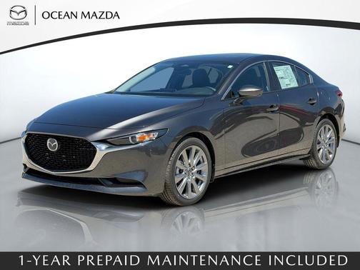 Machine Gray Metallic 2026 Mazda Mazda3 FWD w/Preferred Package