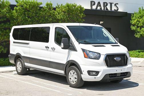 Oxford White 2024 Ford Transit-350 XLT