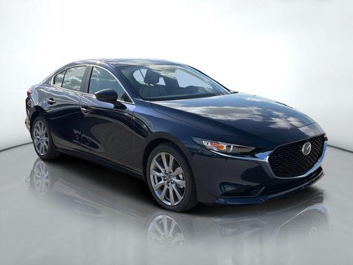 Deep Crystal Blue Mica 2026 Mazda Mazda3 FWD w/Preferred Package
