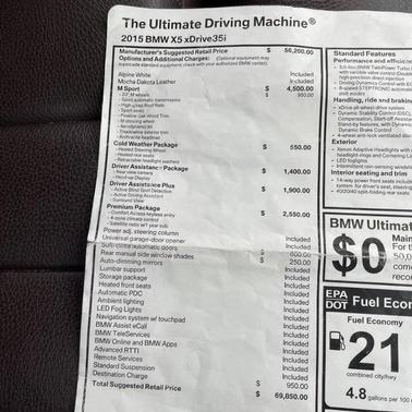 2015 BMW X5 xDrive35i