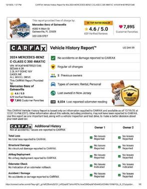 2024 Mercedes-Benz C-Class C 300 4MATIC