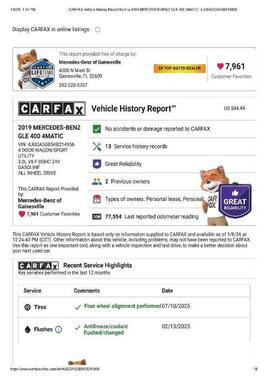 2019 Mercedes-Benz GLE 400 Base 4MATIC