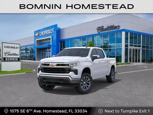Summit White 2026 Chevrolet Silverado 1500 LT