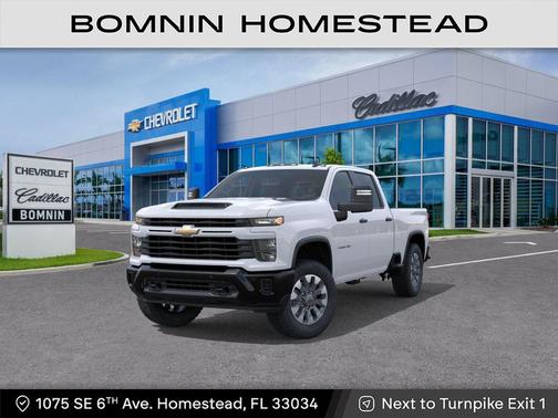 Summit White 2026 Chevrolet Silverado 2500 Custom