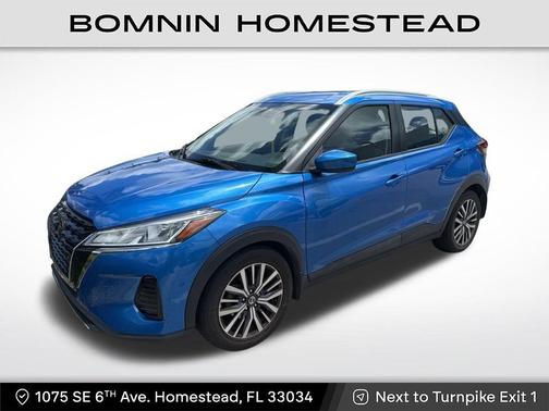 Electric Blue Metallic 2021 Nissan Kicks SV