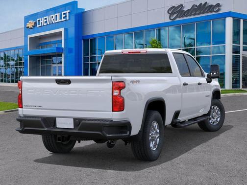 Summit White 2026 Chevrolet Silverado 3500 Crew Cab, Long Bed, WT Dual Rear Wheel, RWD