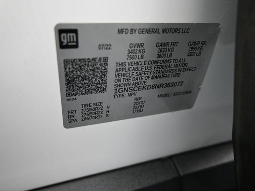 2022 Chevrolet Suburban RST