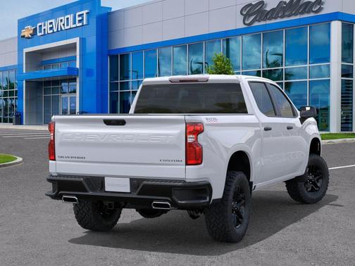 Summit White 2026 Chevrolet Silverado 1500 Custom Trail Boss