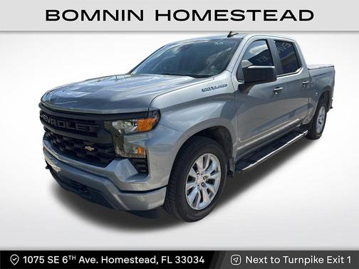 Sterling Gray Metallic 2024 Chevrolet Silverado 1500 Custom
