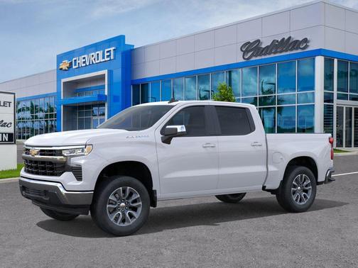 Summit White 2026 Chevrolet Silverado 1500 LT