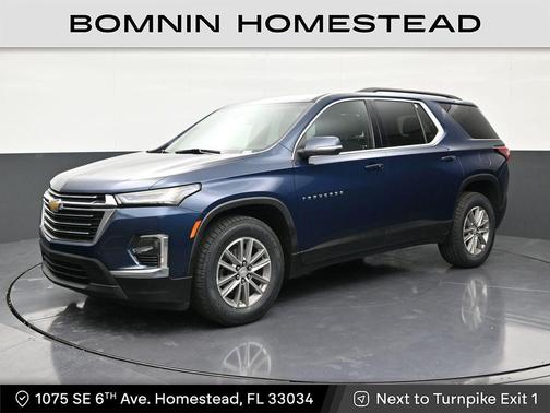 Northsky Blue Metallic 2023 Chevrolet Traverse LT Cloth