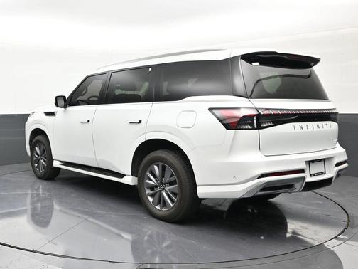 Radiant White 2025 INFINITI QX80 PURE AWD