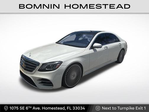 White 2019 Mercedes-Benz S-Class S 560