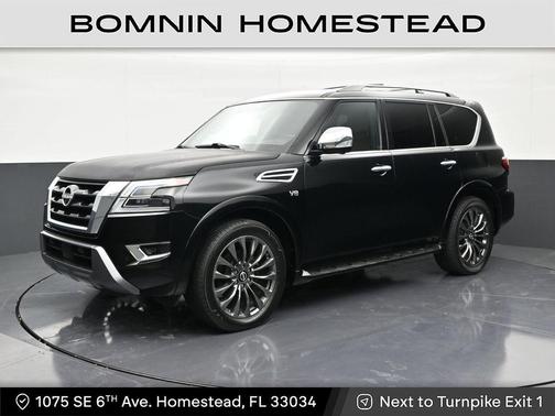 Super Black 2021 Nissan Armada Platinum 2WD