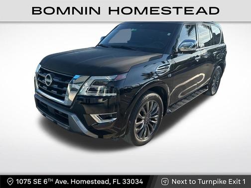 Super Black 2021 Nissan Armada Platinum 2WD