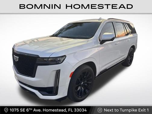 Crystal White Tricoat 2024 Cadillac Escalade Sport Platinum