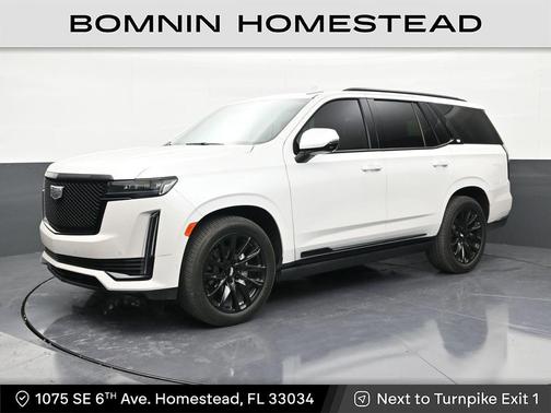 Crystal White Tricoat 2024 Cadillac Escalade Sport Platinum
