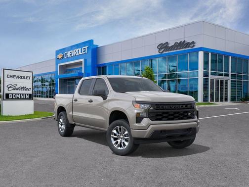 Summit White 2026 Chevrolet Silverado 1500 Custom