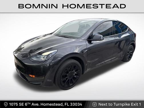 Stealth Grey 2024 Tesla Model Y Long Range Single Motor Rear-Wheel Drive