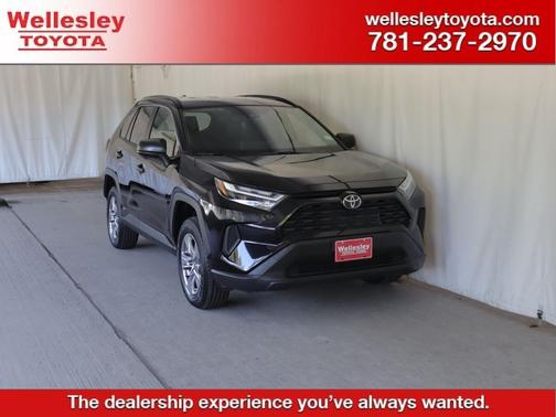 Midnight Black Metallic 2025 Toyota RAV4 Hybrid LE