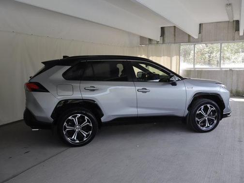 Silver Sky Metallic/Midnight Black Metallic 2024 Toyota RAV4 Prime XSE