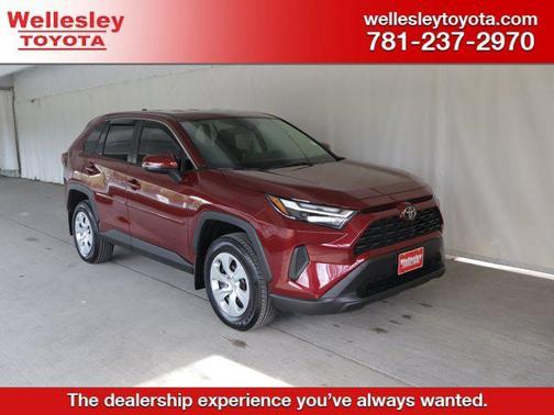 Ruby Red Flare 2025 Toyota RAV4 LE
